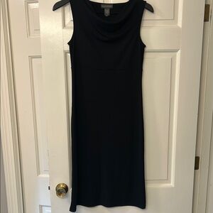 Banana Republic Black Sleeveless Midi Dress size small.  Gently worn